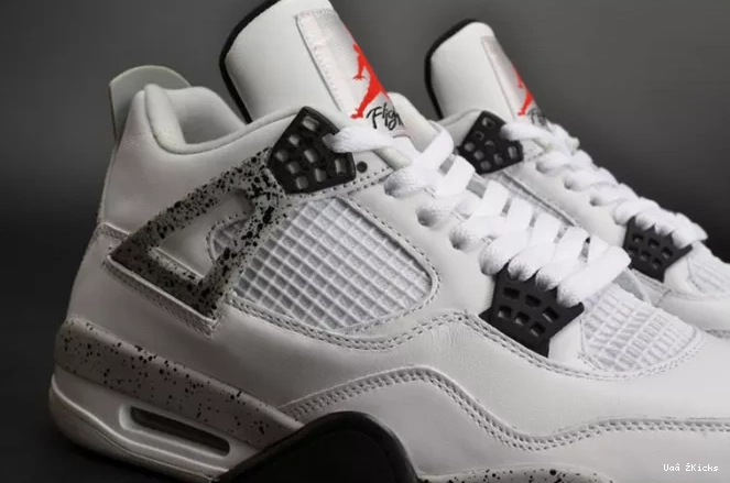 Cement” EyeCatching 4 Jordan  542 Air 840606-192 OG “White 0820